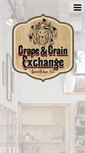 Mobile Screenshot of grapeandgrainexchange.com
